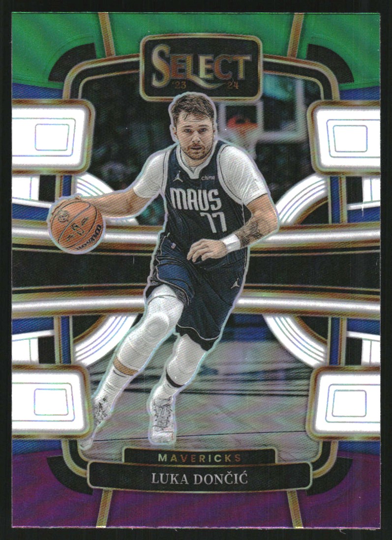 2023-24 Select Prizms Green White Purple #51 Luka Doncic