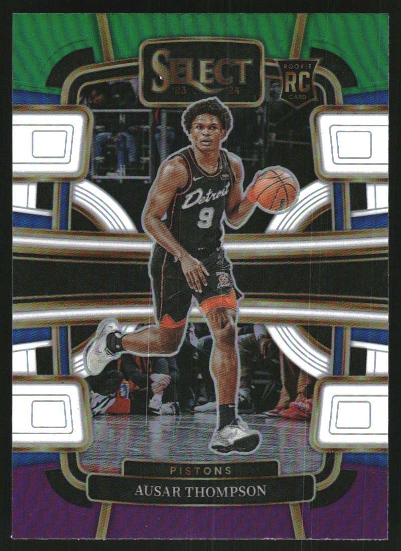 2023-24 Select Prizms Green White Purple #95 Ausar Thompson