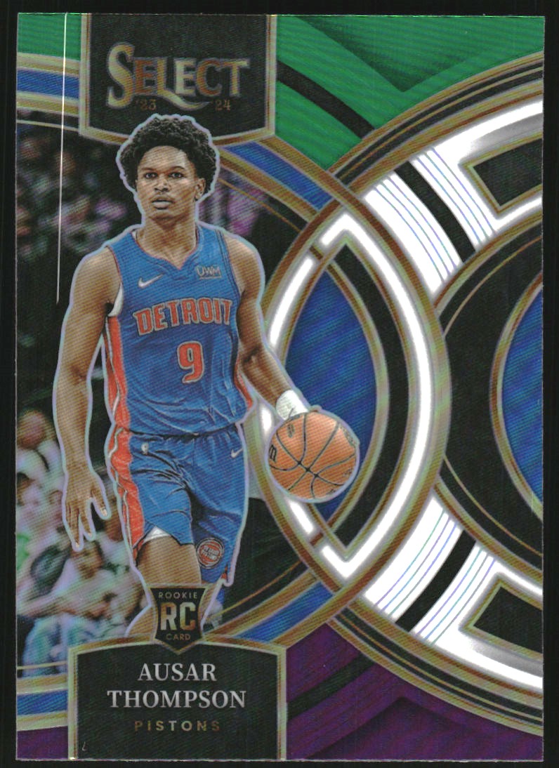 2023-24 Select Prizms Green White Purple #128 Ausar Thompson