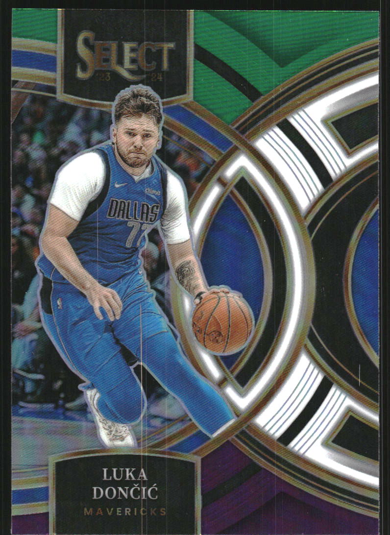 2023-24 Select Prizms Green White Purple #150 Luka Doncic