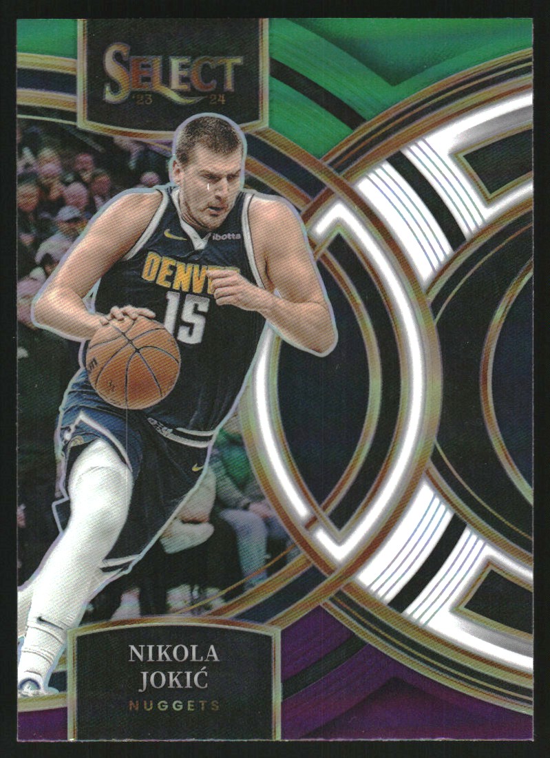 2023-24 Select Prizms Green White Purple #169 Nikola Jokic