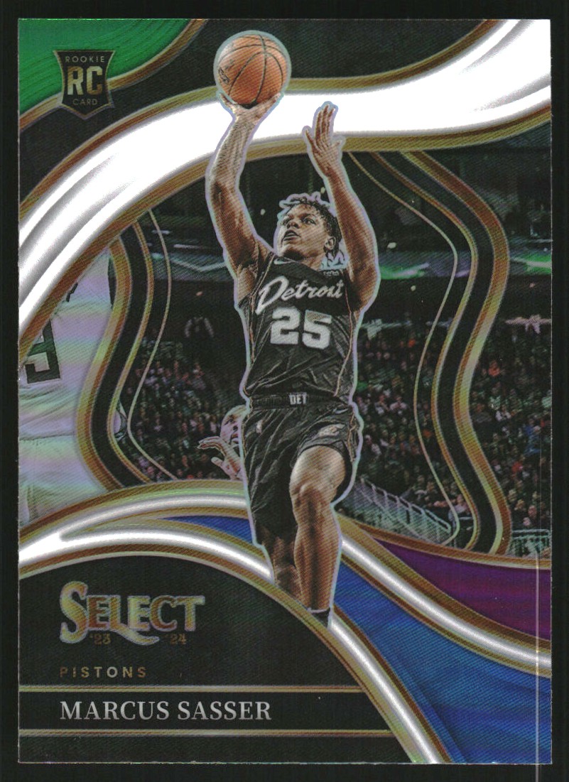 2023-24 Select Prizms Green White Purple #292 Marcus Sasser