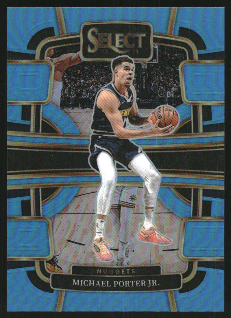 2023-24 Select Prizms Light Blue #23 Michael Porter Jr. on