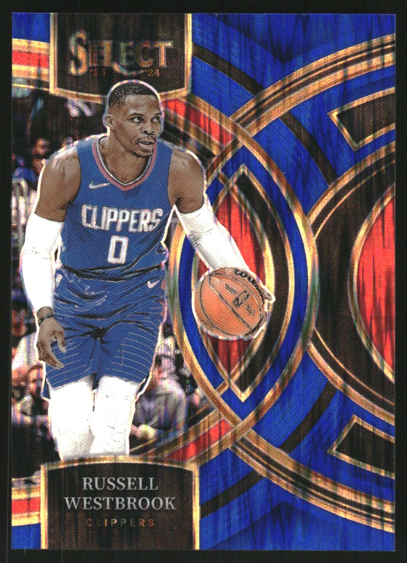2023-24 Select Prizms Blue Flash #146 Russell Westbrook