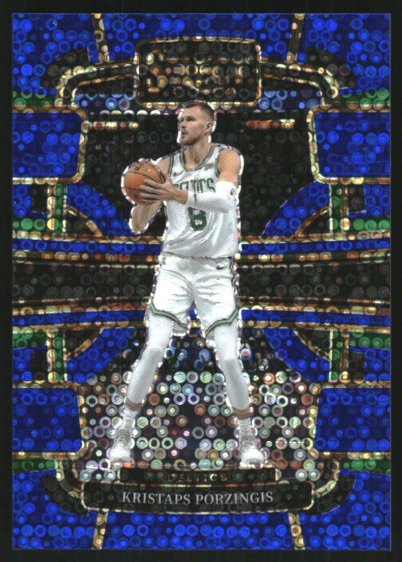 2023-24 Select Prizms Blue Disco #62 Kristaps Porzingis