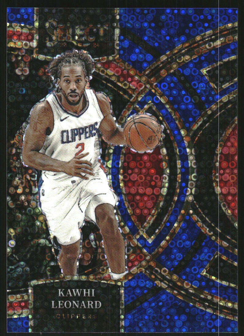 2023-24 Select Prizms Blue Disco #177 Kawhi Leonard