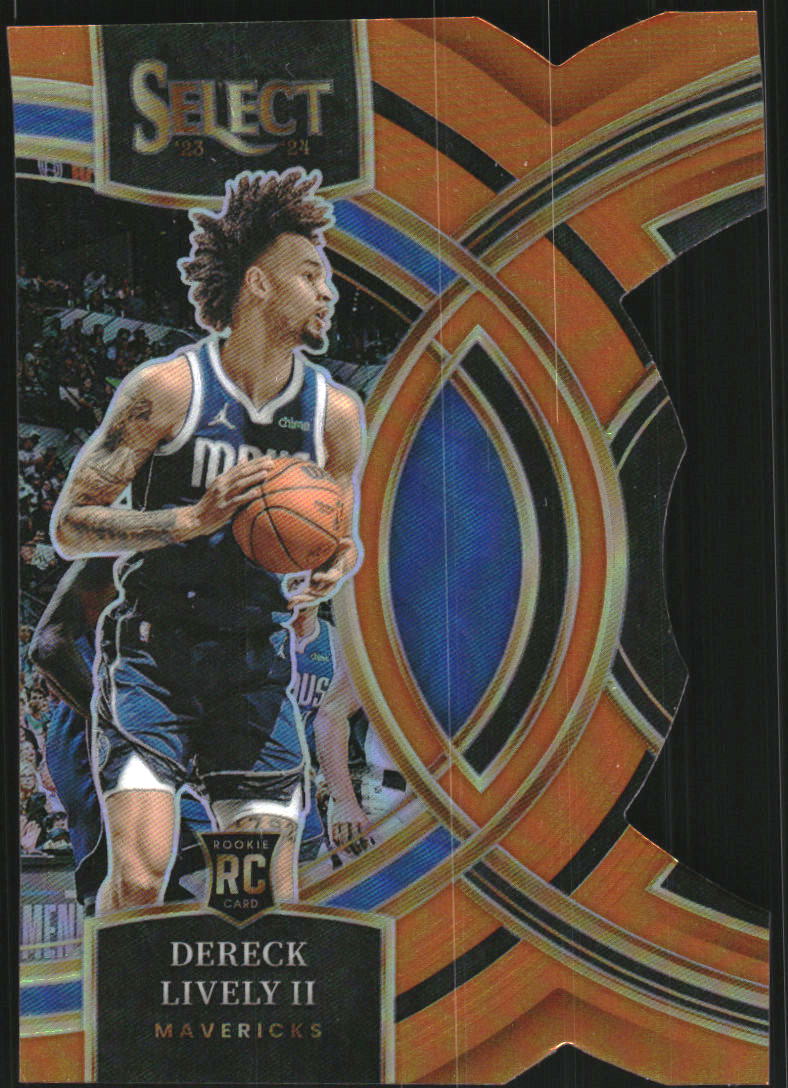 2023-24 Select Prizms Orange Die-Cut #111 Dereck Lively II /65