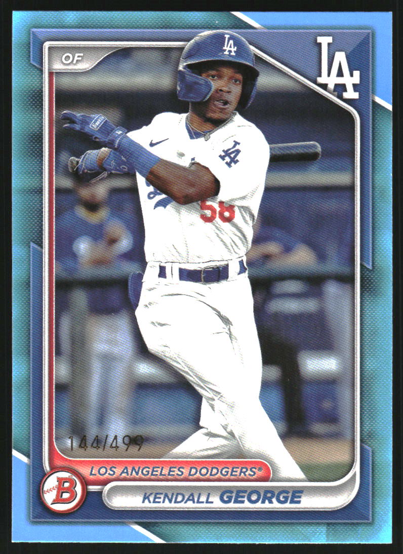 2024 Bowman Prospects Sky Blue #BP58 Kendall George /499