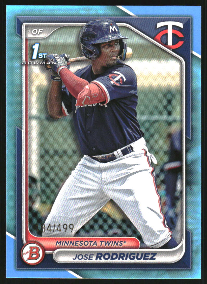 2024 Bowman Prospects Sky Blue #BP71 Jose Rodriguez /499