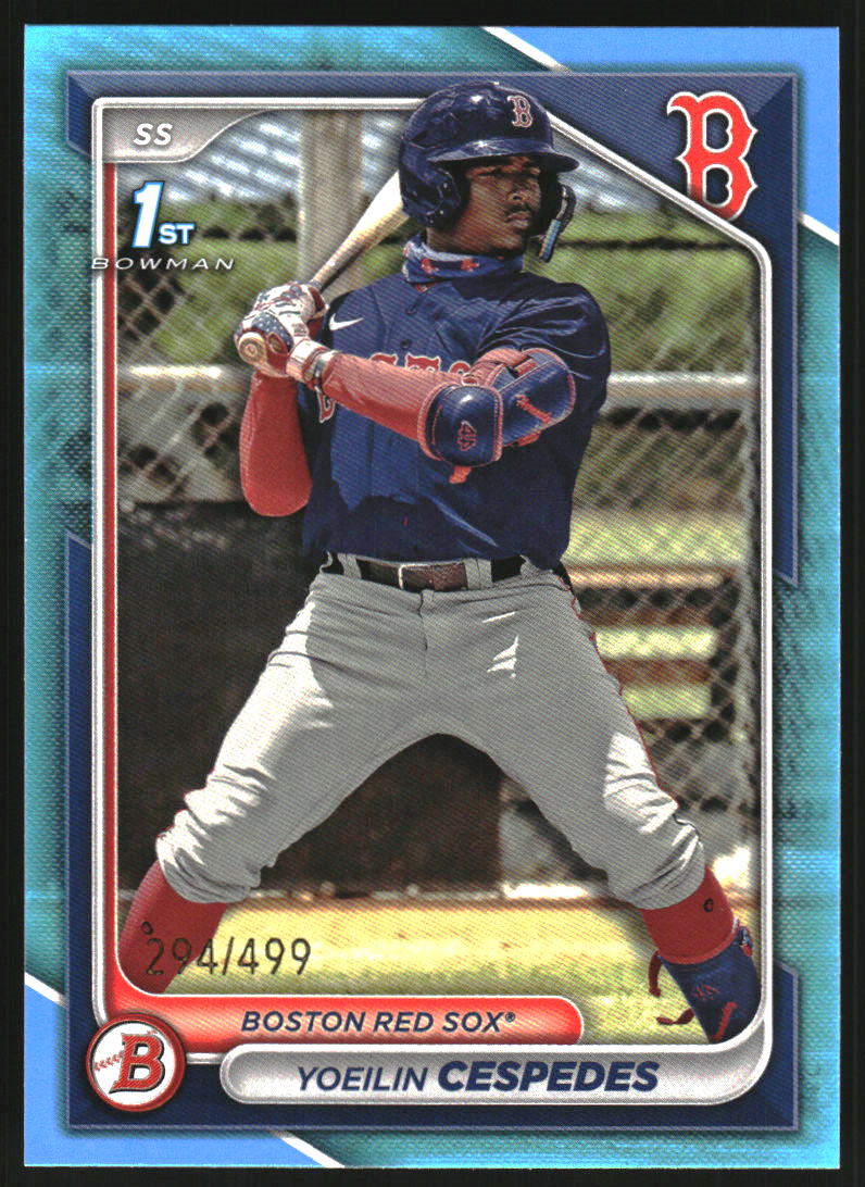 2024 Bowman Prospects Sky Blue #BP139 Yoeilin Cespedes /499