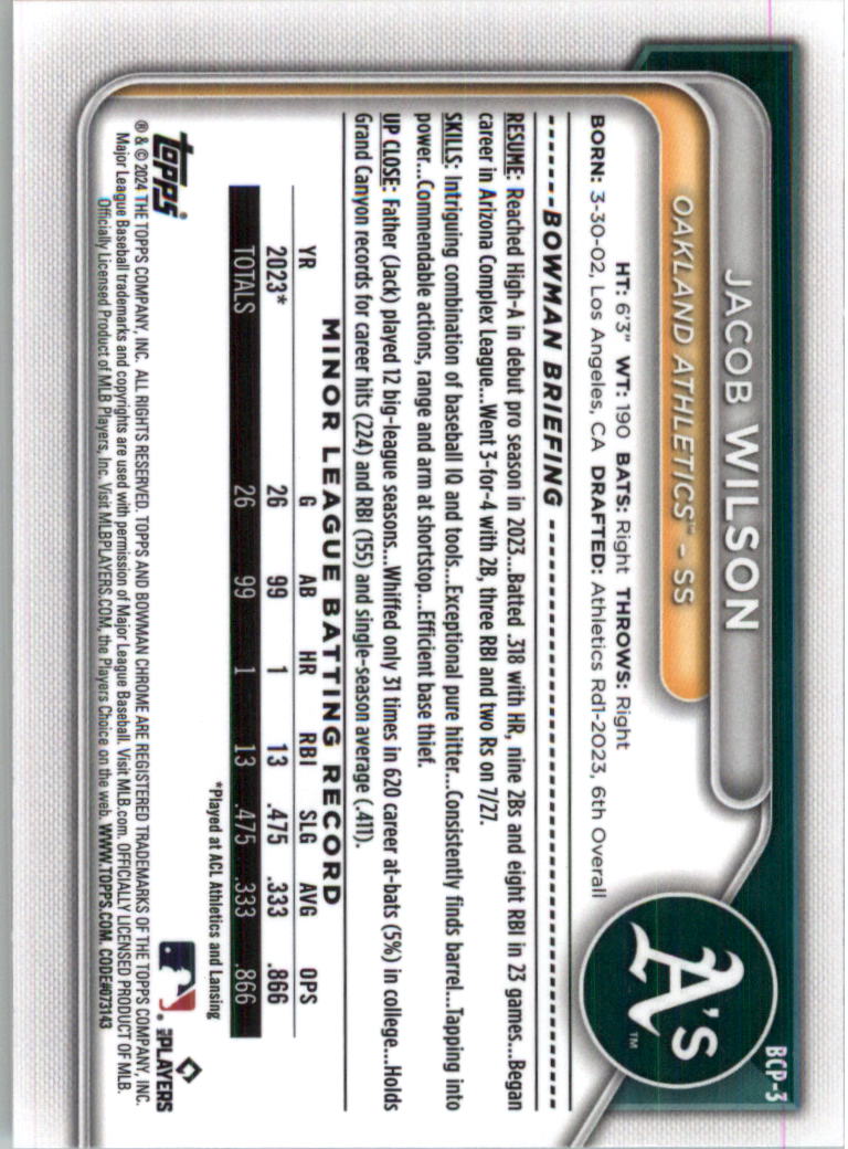 2024 Bowman Chrome Prospects Lunar Glow Refractors Baseball Card Pick (Inserts) - Picture 7 of 171