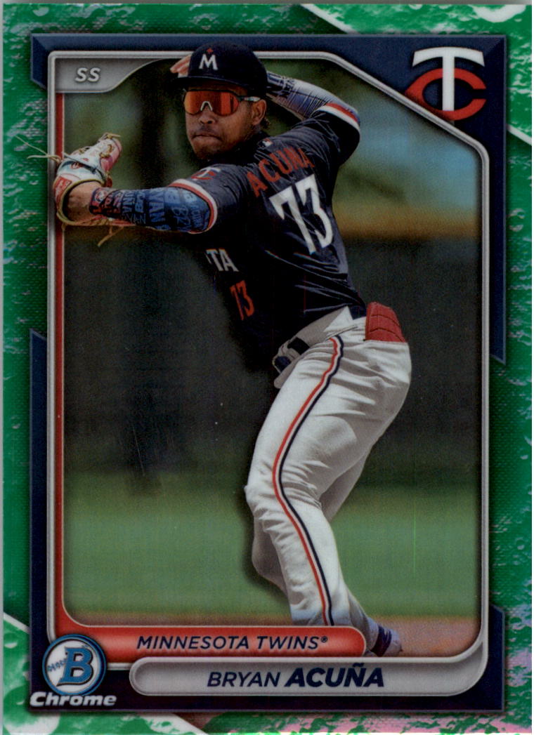2024 Bowman Chrome Prospects Lunar Glow Refractors Baseball Card Pick (Inserts) - Picture 8 of 171