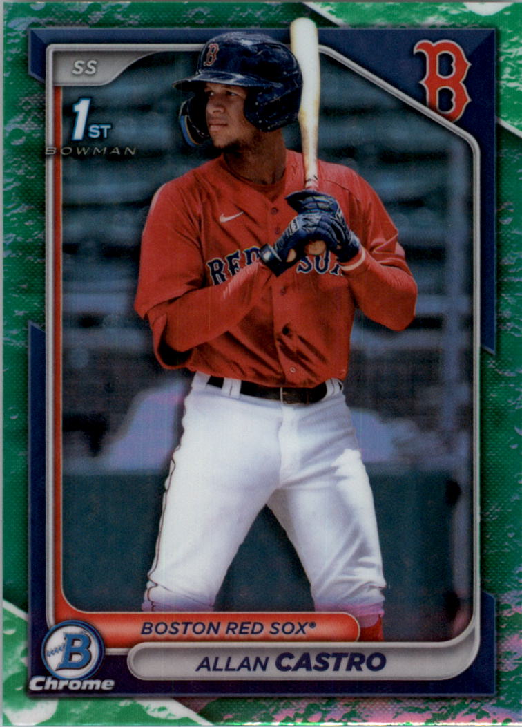 2024 Bowman Chrome Prospects Lunar Glow Refractors Baseball Card Pick (Inserts) - Picture 24 of 171