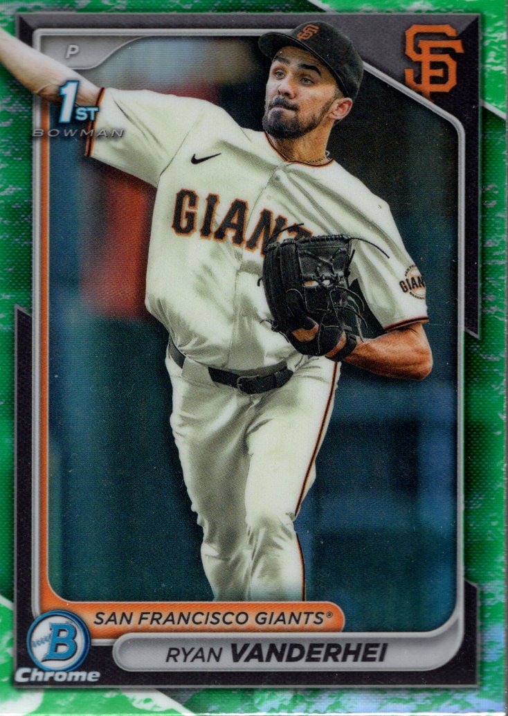 2024 Bowman Chrome Prospects Lunar Glow Refractors Baseball Card Pick (Inserts) - Picture 26 of 171