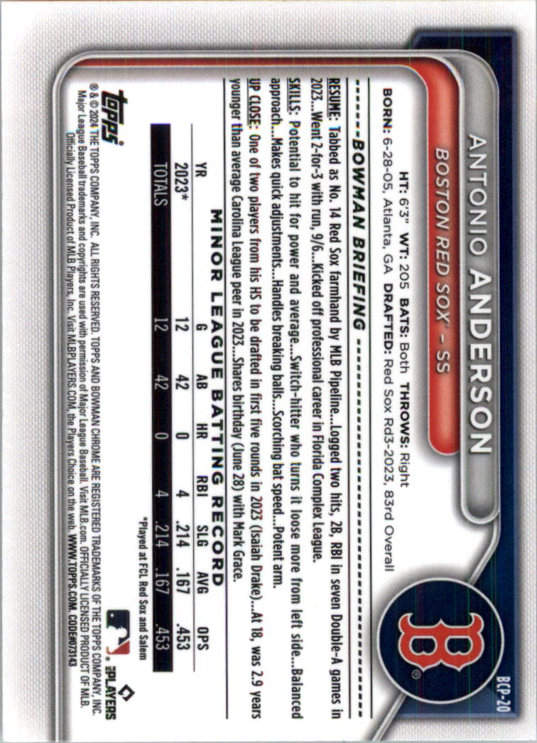 2024 Bowman Chrome Prospects Lunar Glow Refractors Baseball Card Pick (Inserts) - Picture 35 of 171