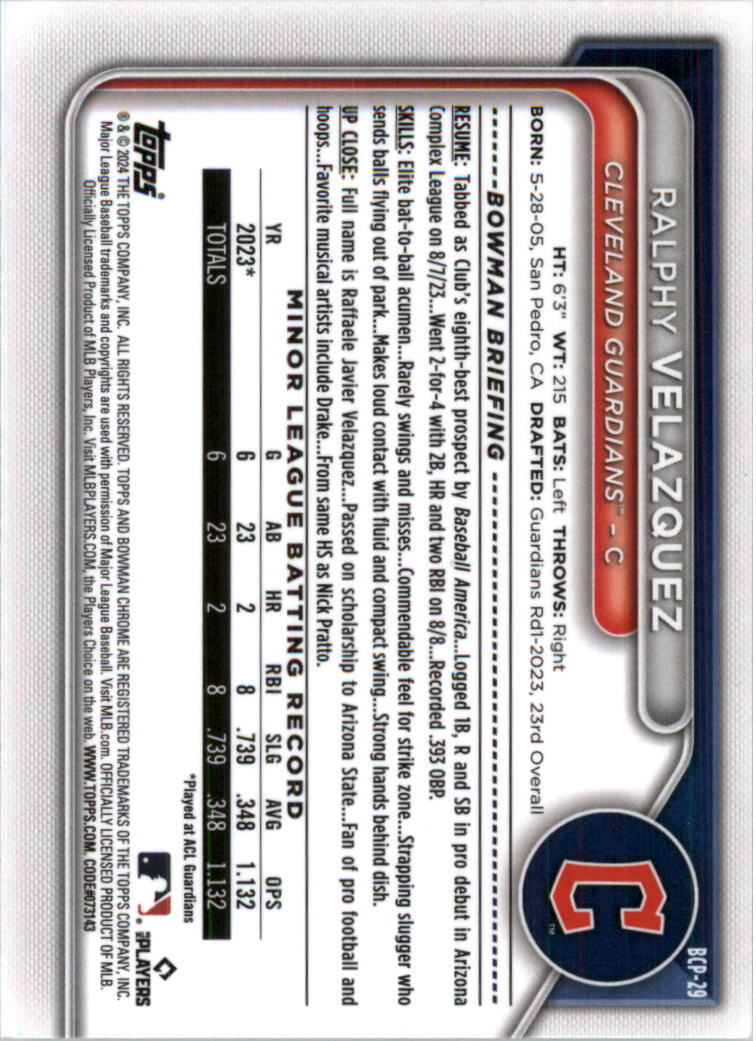 2024 Bowman Chrome Prospects Lunar Glow Refractors Baseball Card Pick (Inserts) - Picture 48 of 171