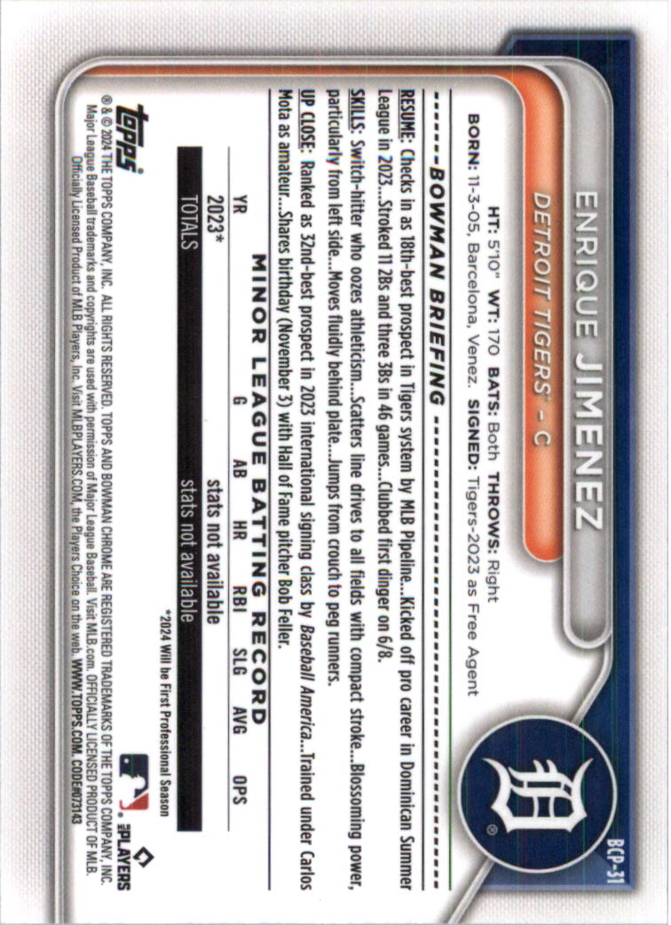 2024 Bowman Chrome Prospects Lunar Glow Refractors Baseball Card Pick (Inserts) - Picture 50 of 171