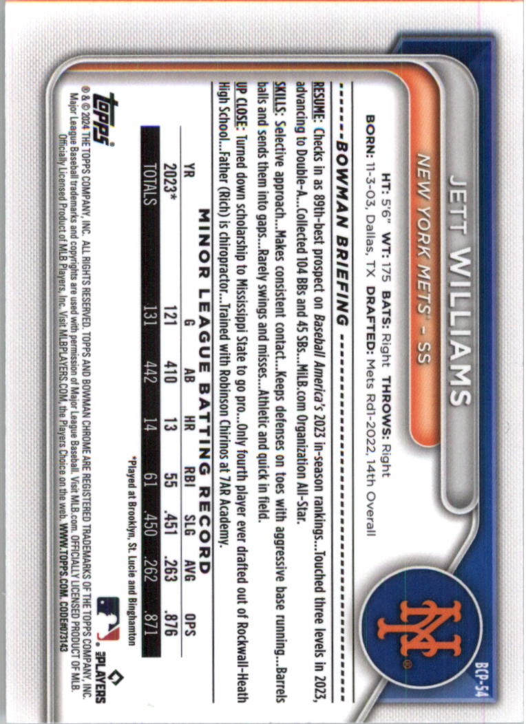 2024 Bowman Chrome Prospects Lunar Glow Refractors Baseball Card Pick (Inserts) - Picture 70 of 171