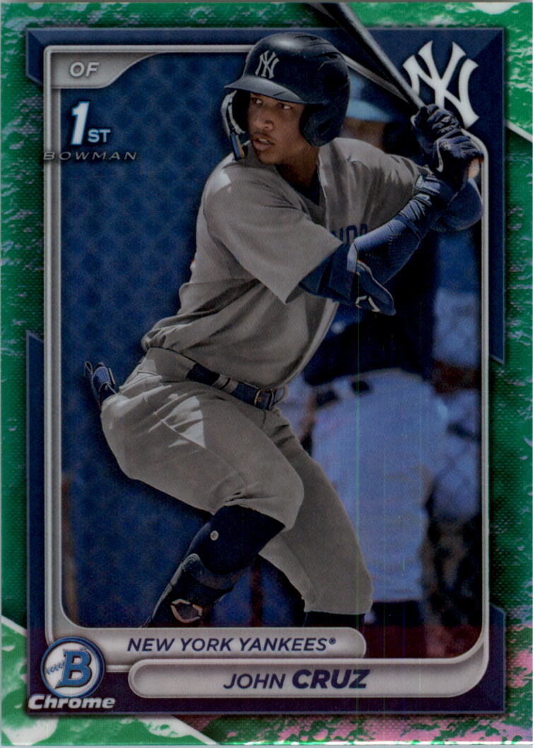 2024 Bowman Chrome Prospects Lunar Glow Refractors Baseball Card Pick (Inserts) - Picture 91 of 171