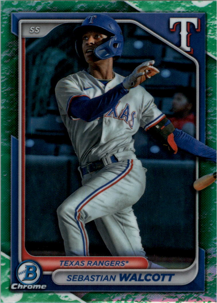 2024 Bowman Chrome Prospects Lunar Glow Refractors Baseball Card Pick (Inserts) - Picture 95 of 171