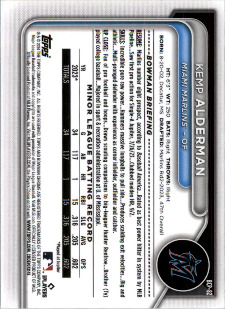 2024 Bowman Chrome Prospects Lunar Glow Refractors Baseball Card Pick (Inserts) - Picture 98 of 171