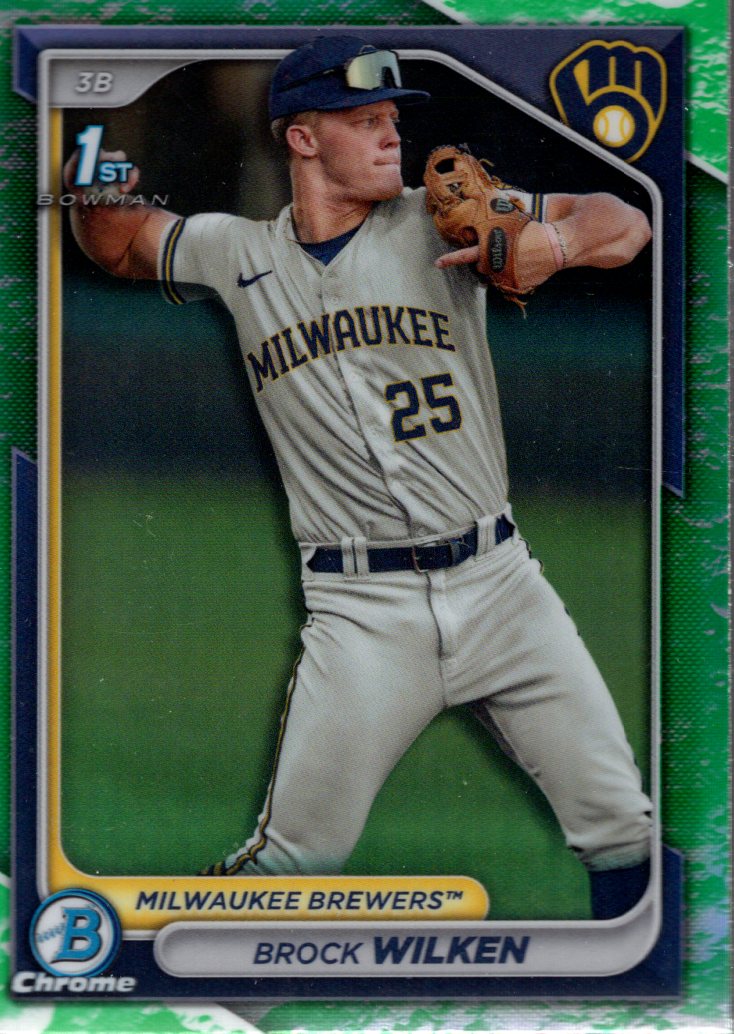 2024 Bowman Chrome Prospects Lunar Glow Refractors Baseball Card Pick (Inserts) - Picture 103 of 171