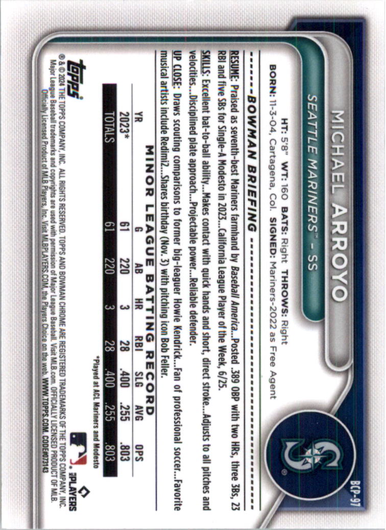 2024 Bowman Chrome Prospects Lunar Glow Refractors Baseball Card Pick (Inserts) - Picture 118 of 171