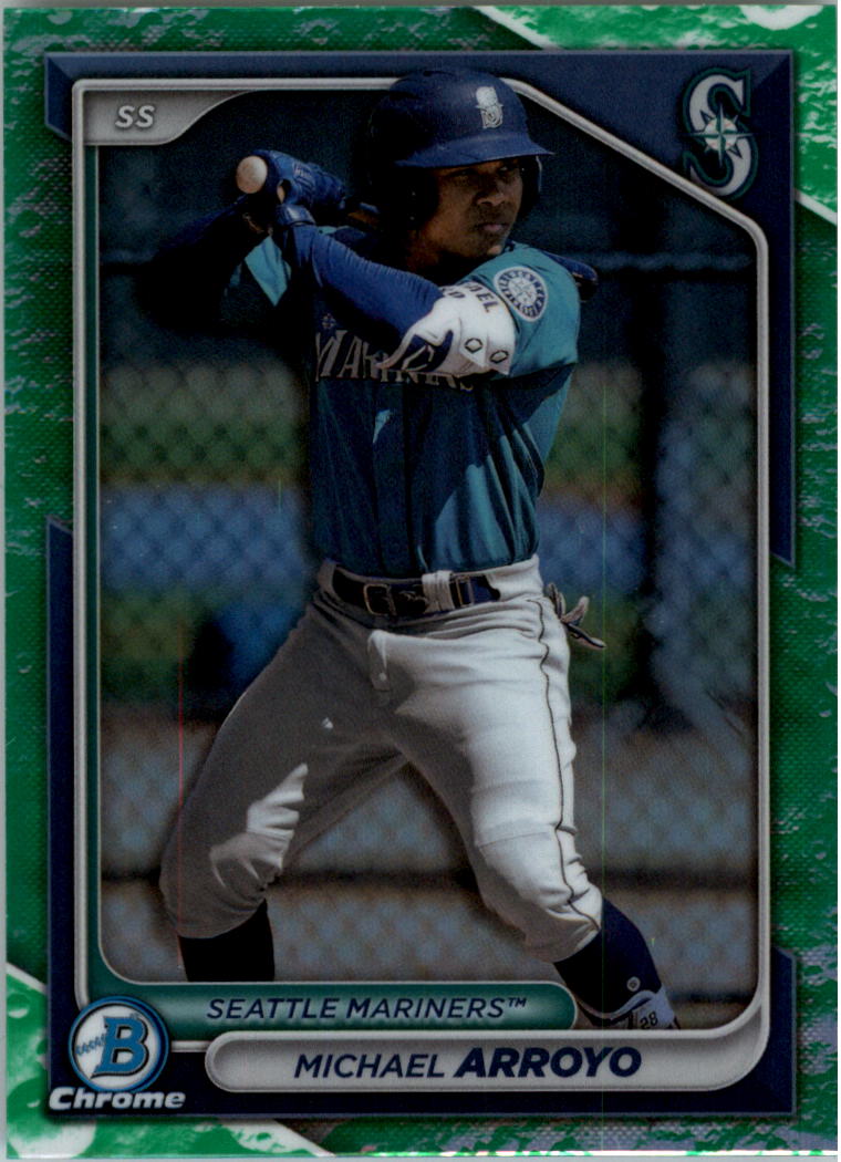 2024 Bowman Chrome Prospects Lunar Glow Refractors Baseball Card Pick (Inserts) - Picture 117 of 171