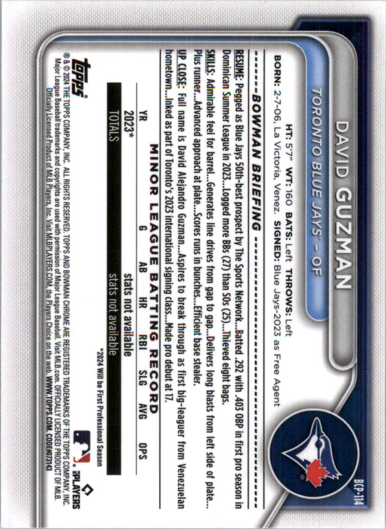 2024 Bowman Chrome Prospects Lunar Glow Refractors Baseball Card Pick (Inserts) - Picture 136 of 171