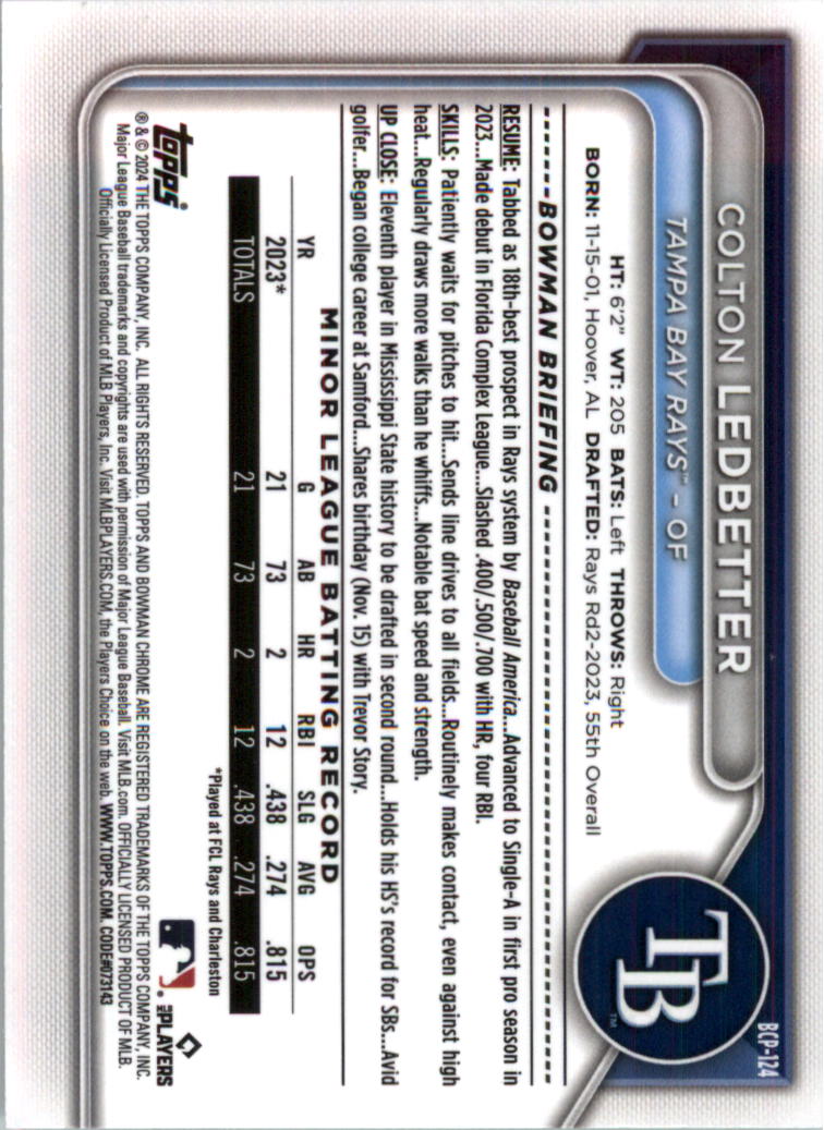 2024 Bowman Chrome Prospects Lunar Glow Refractors Baseball Card Pick (Inserts) - Picture 146 of 171
