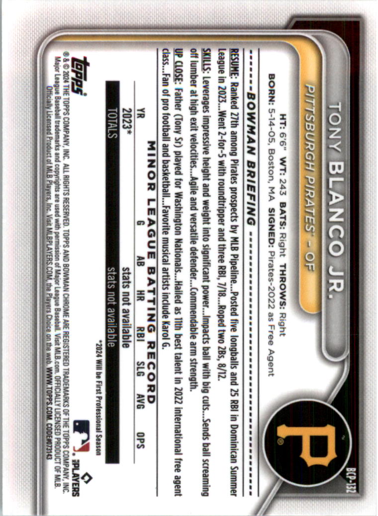2024 Bowman Chrome Prospects Lunar Glow Refractors Baseball Card Pick (Inserts) - Picture 156 of 171