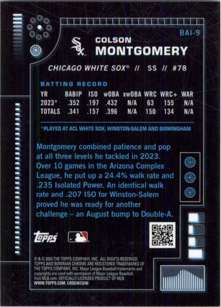 2024 Bowman Chrome Bowman AI Baseball Card Pick (Inserts) - Bild 19 von 39