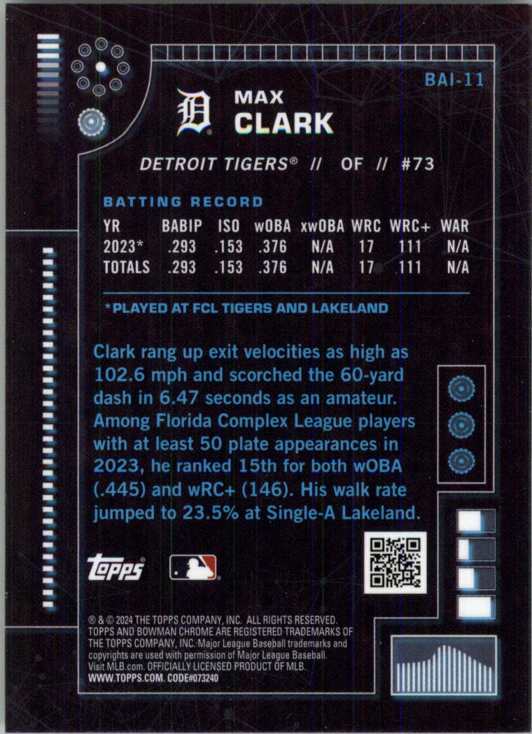 2024 Bowman Chrome Bowman AI Baseball Card Pick (Inserts) - Bild 23 von 39