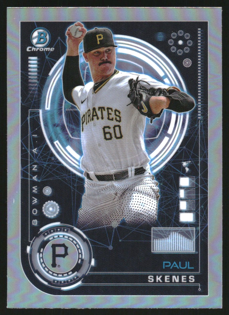 The Paul Skenes 1/1 Rookie Debut Patch Autograph card