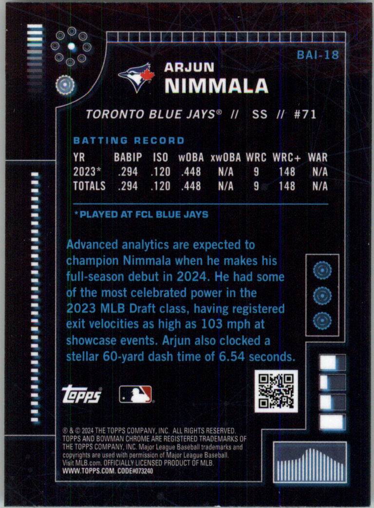 2024 Bowman Chrome Bowman AI Baseball Card Pick (Inserts) - Bild 35 von 39
