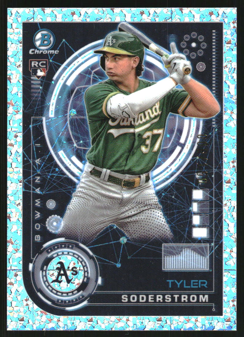 2024 Bowman Chrome Bowman AI Mini-Diamond Refractors #BAI4 Tyler Soderstrom