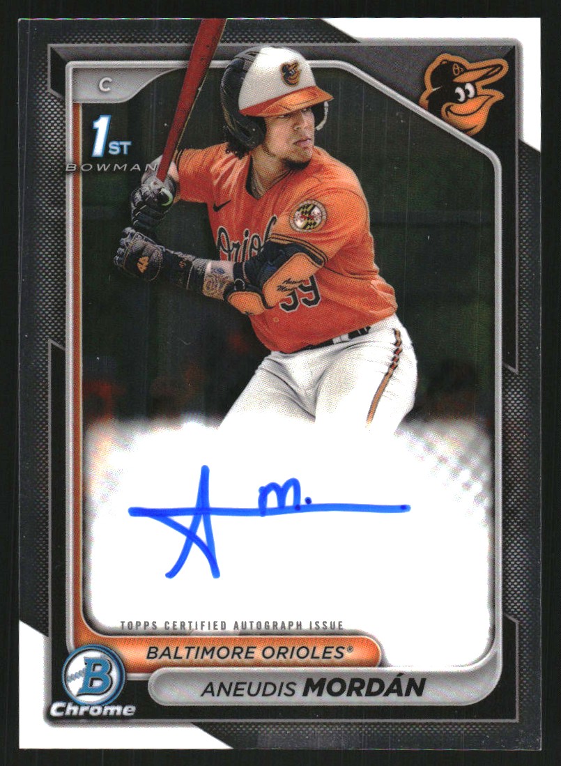 2024 Bowman Chrome Prospect Autographs #CPAAMO Aneudis Mordan