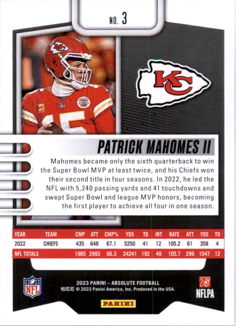 2023 Absolute Retail Football Card Pick (Base)