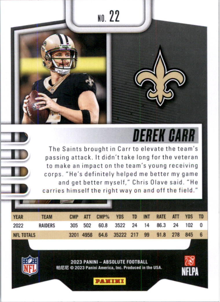 2023 Absolute Retail Football Card Pick (Base)