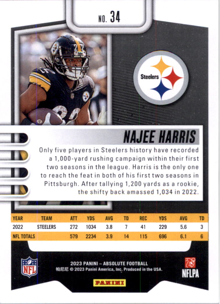 2023 Absolute Retail Football Card Pick (Base)