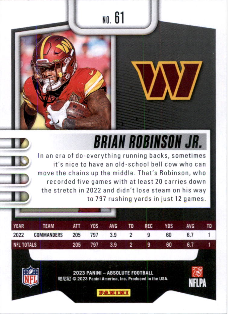 2023 Absolute Retail Football Card Pick (Base)