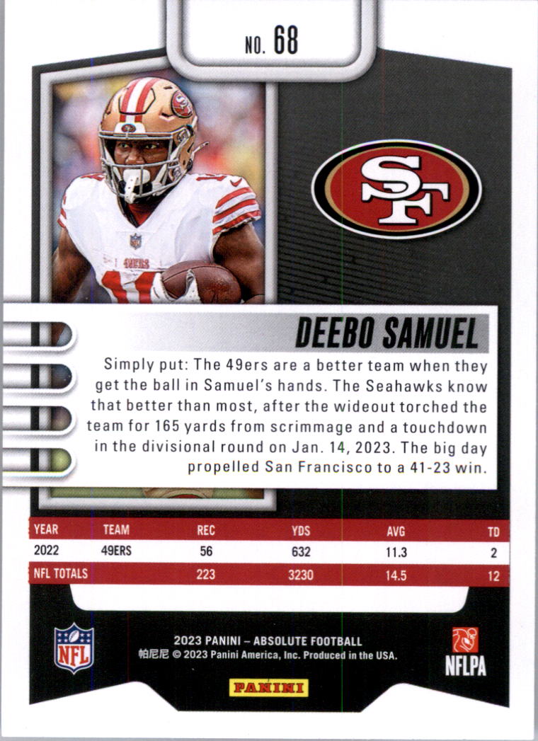 2023 Absolute Retail Football Card Pick (Base)