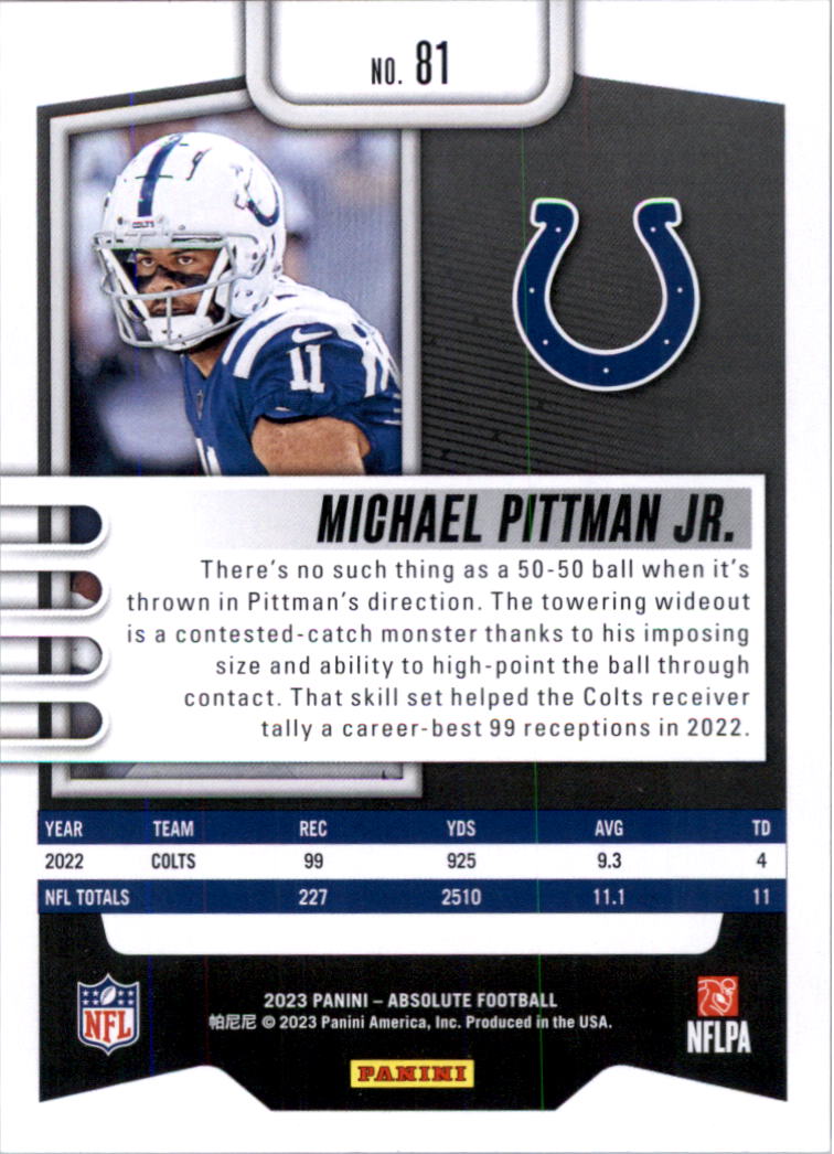 2023 Absolute Retail Football Card Pick (Base)