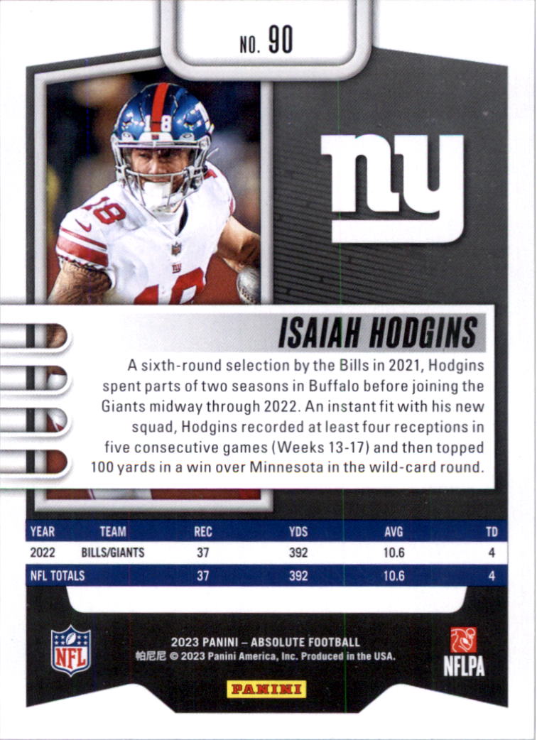 2023 Absolute Retail Football Card Pick (Base)