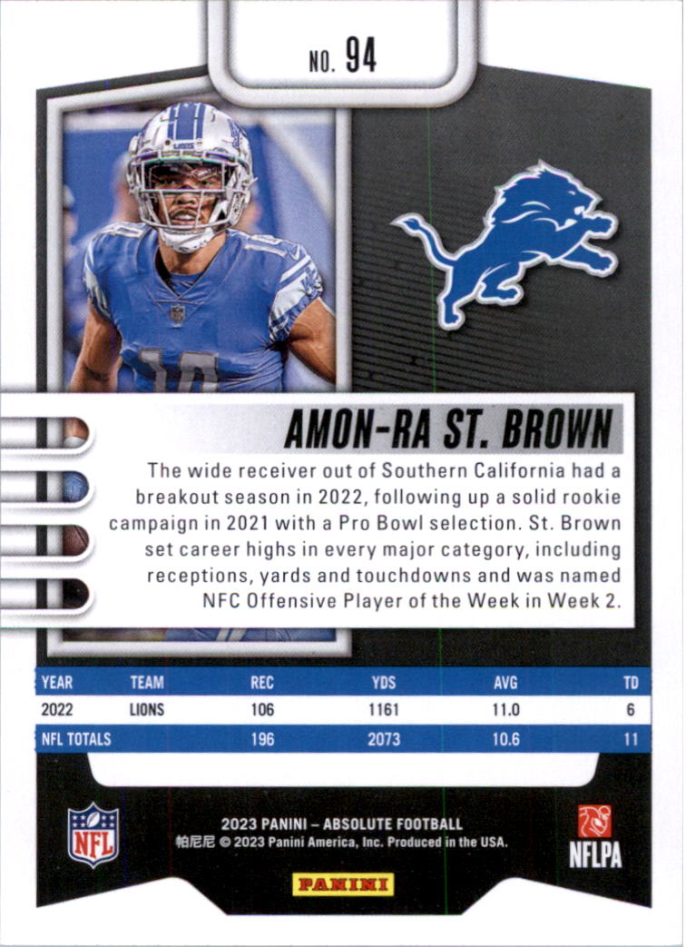 2023 Absolute Retail Football Card Pick (Base)