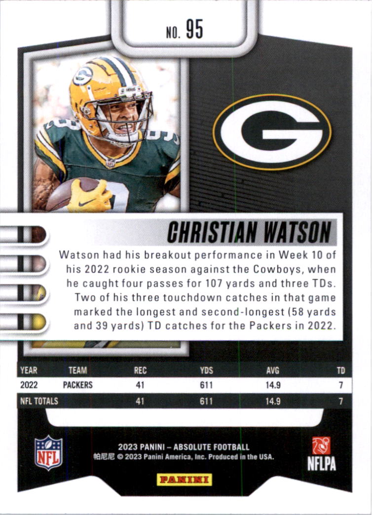 2023 Absolute Retail Football Card Pick (Base)