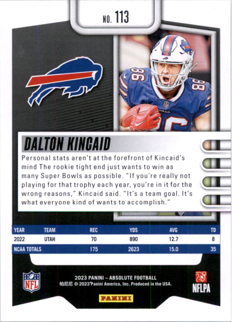 2023 Absolute Retail Football Card Pick (Base)