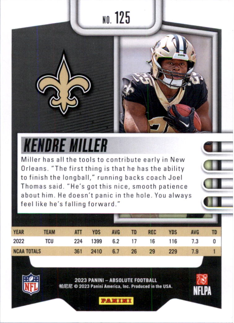 2023 Absolute Retail Football Card Pick (Base)