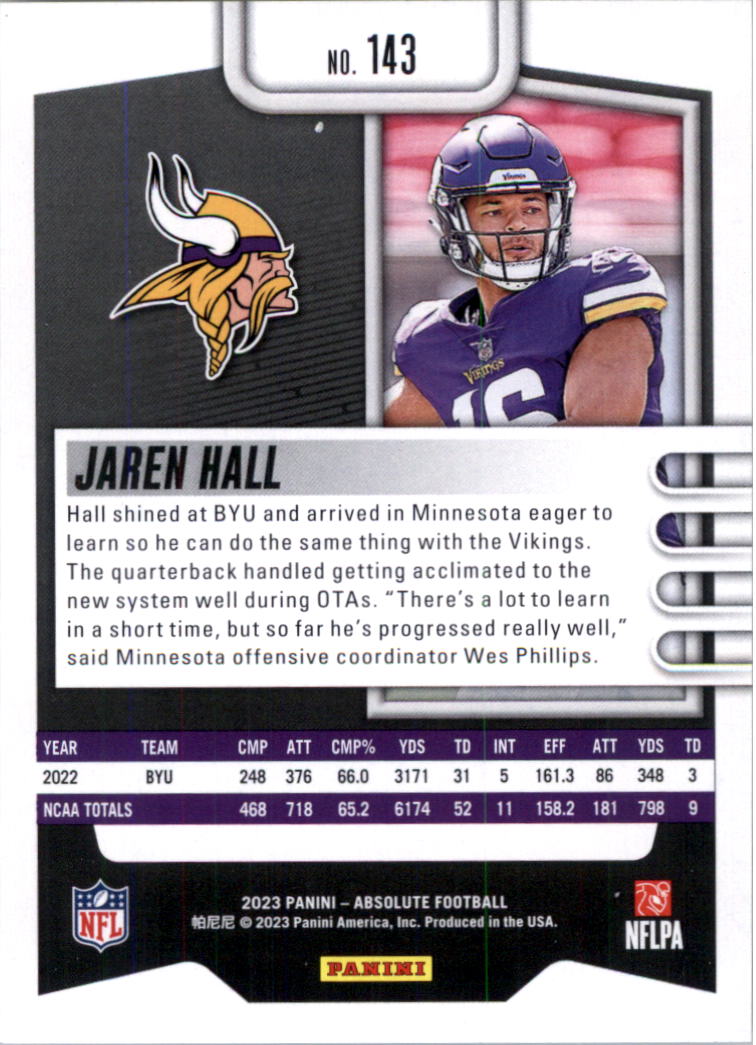 2023 Absolute Retail Football Card Pick (Base)