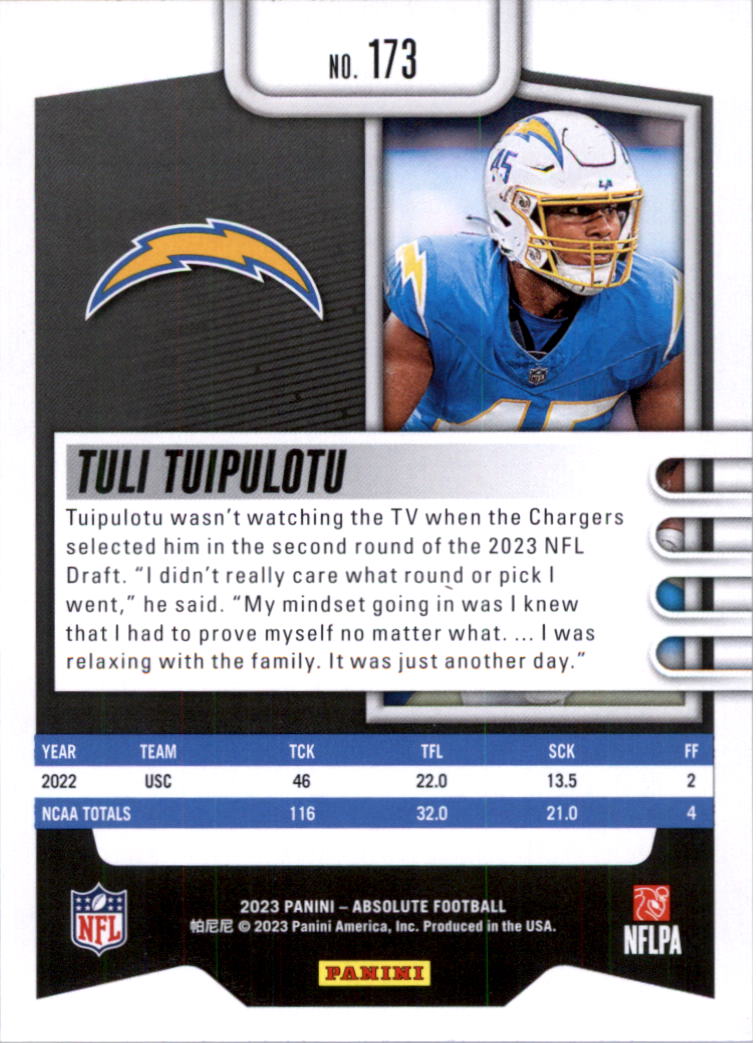 2023 Absolute Retail Football Card Pick (Base)